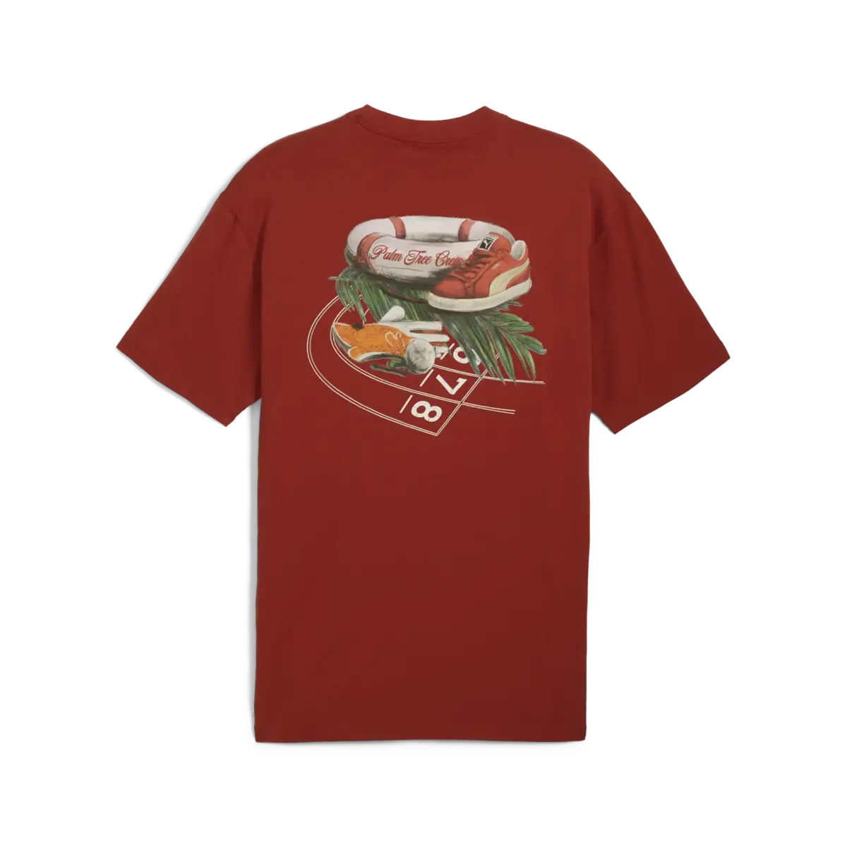 Puma X PTC Graphic Tee Kırmızı Erkek T-Shirt