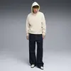 Puma ESS ELEVATED Relaxed Hoodie Krem Erkek Sweatshirt
