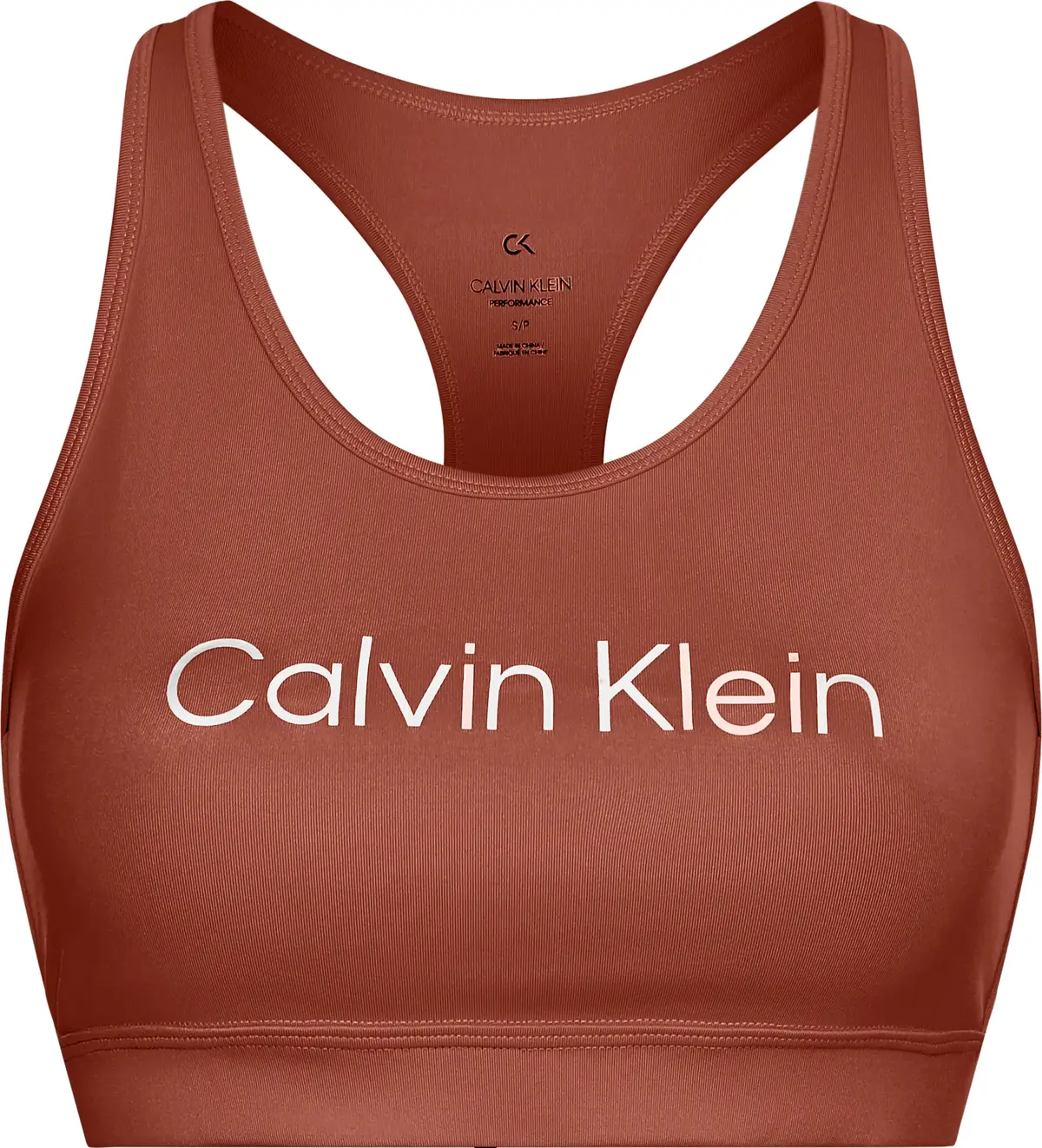 Calvin Klein WO - Medium Support Kadın Kahverengi Spor Sütyeni