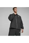 Puma LUXE SPORT T7 Woven AOP Jacket Siyah Erkek Fermuarlı Sweatshirt