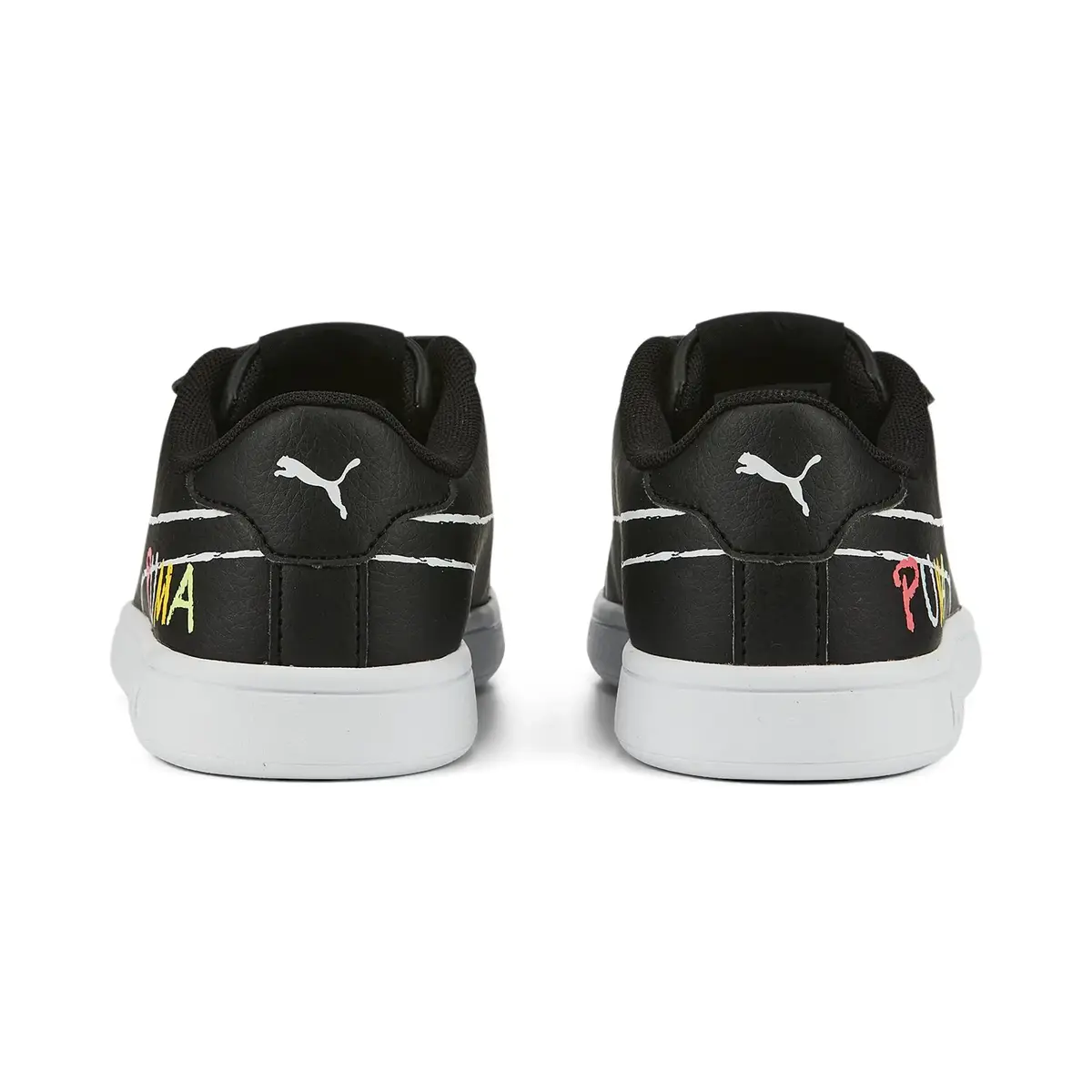 Puma Smash V2 Home School V Ps Siyah Çocuk Çocuk Günlük Spor Ayakkabı