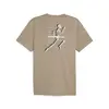 Puma Men s Puma Run Club Tee Açık Kahve Erkek T-Shirt