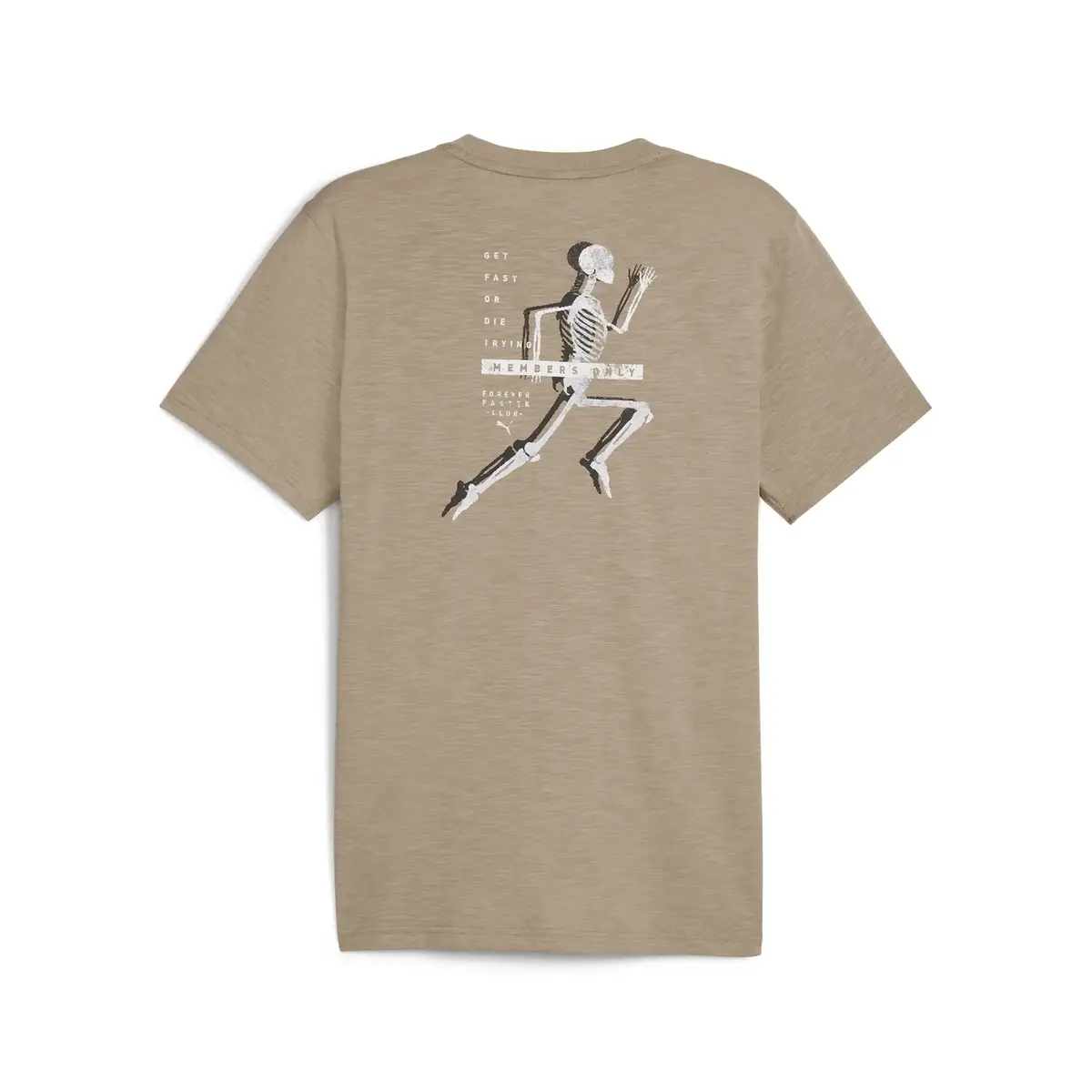 Puma Men s Puma Run Club Tee Açık Kahve Erkek T-Shirt