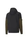 Puma Traın Q4 Cloudspun Jacket Haki Erkek Fermuarlı Koşu Ve Yürüyüş Ceketi