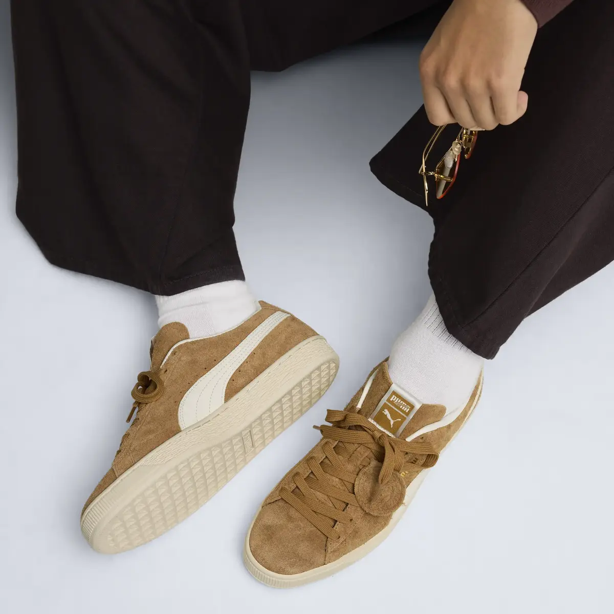Puma Suede Charles F. Stead V Kahverengi Unisex Spor Ayakkabı & Sneaker