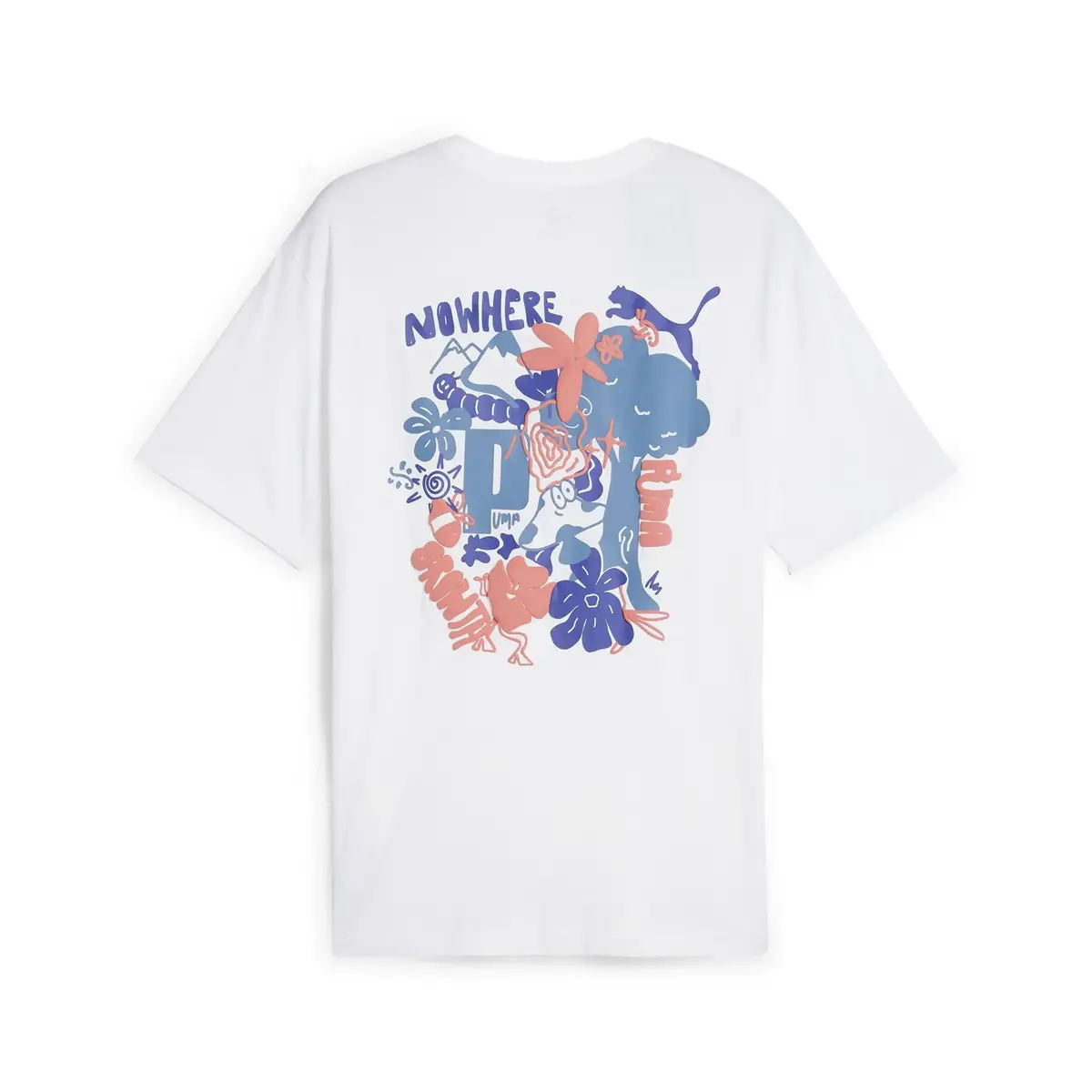 Puma GRAPHICS Growth Relaxed Tee Beyaz Erkek T-Shirt
