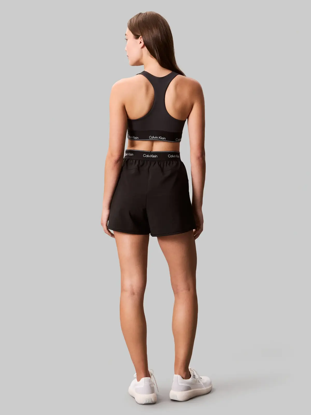 Calvin Klein WO - WOVEN SHORT, UB1 Siyah Kadın Şort