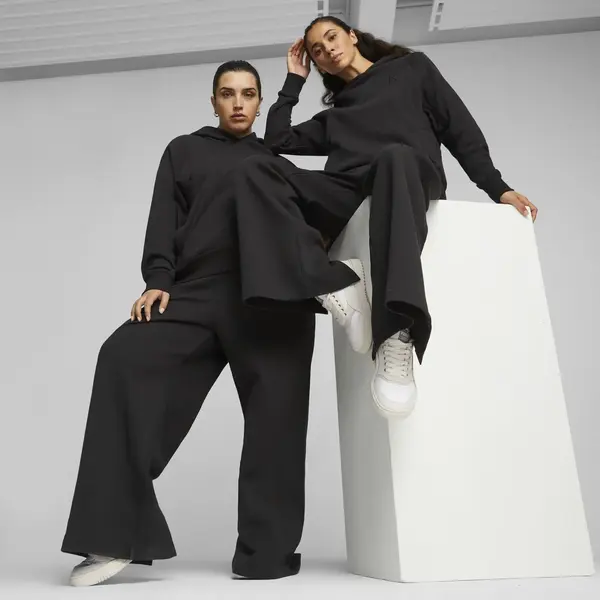 Puma INFUSE Wide Leg Pants Siyah Kadın Eşofman Altı