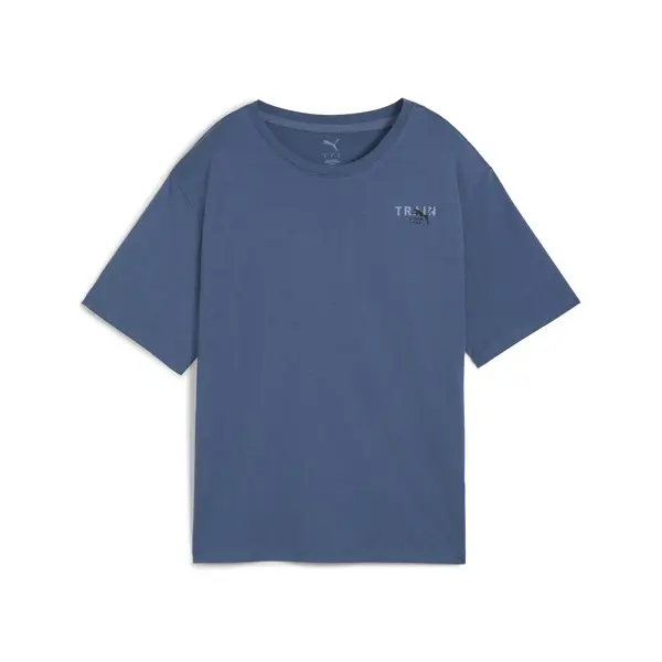 Puma W PRETTY TOUGH GRAPHIC TEE Mavi Kadın T-Shirt