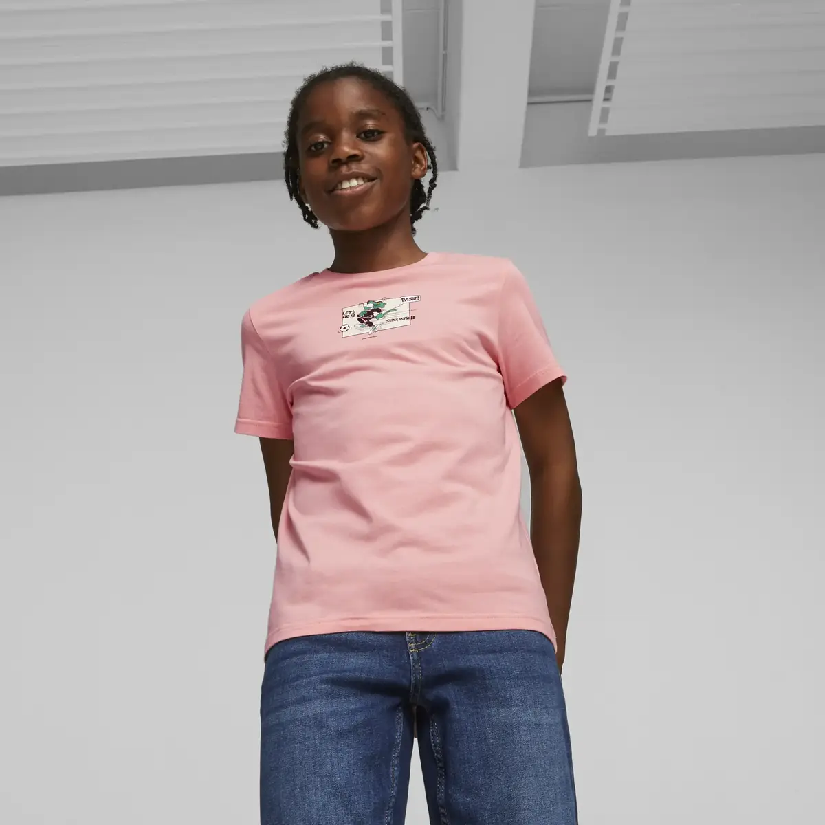 Puma CLASSICS SUPER Tee Pembe Erkek T-Shirt & Polo