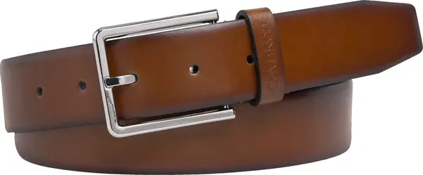 Calvin Klein 3.5CM BOMBED BELT Erkek Kahverengi Kemer