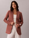Calvin Klein LINEN BLAZER, 41J, 4 Kadın Kiremit Blazer