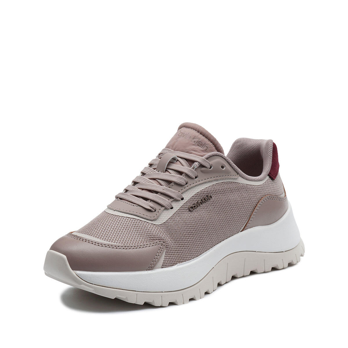 Calvin Klein RUNNER LACE UP MESH, 0GB Pembe Kadın Yürüyüş & Koşu Ayakkabısı