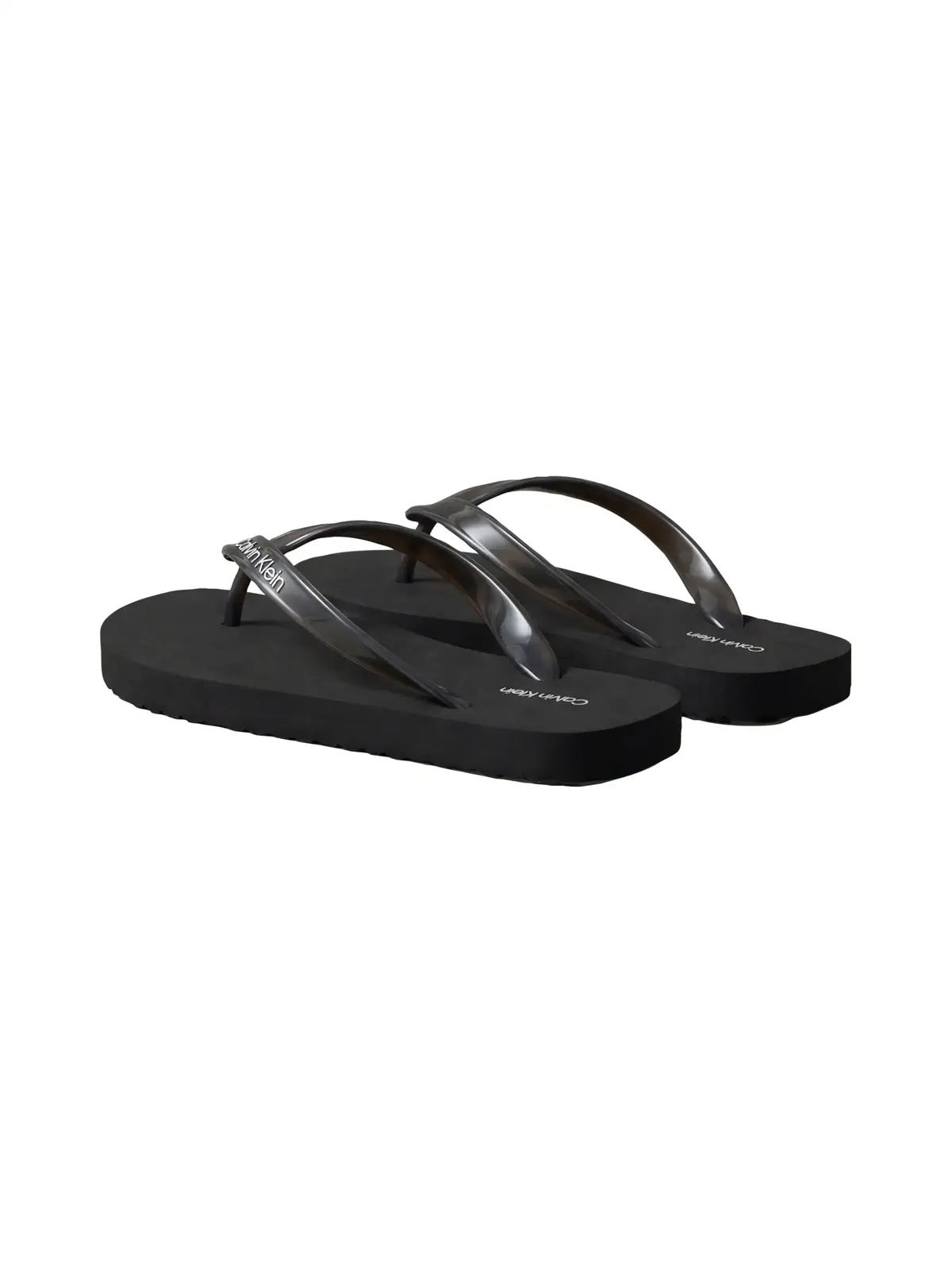 Calvin Klein FLIP FLOP TPU METALL Siyah Kadın Parmak Arası Terlik
