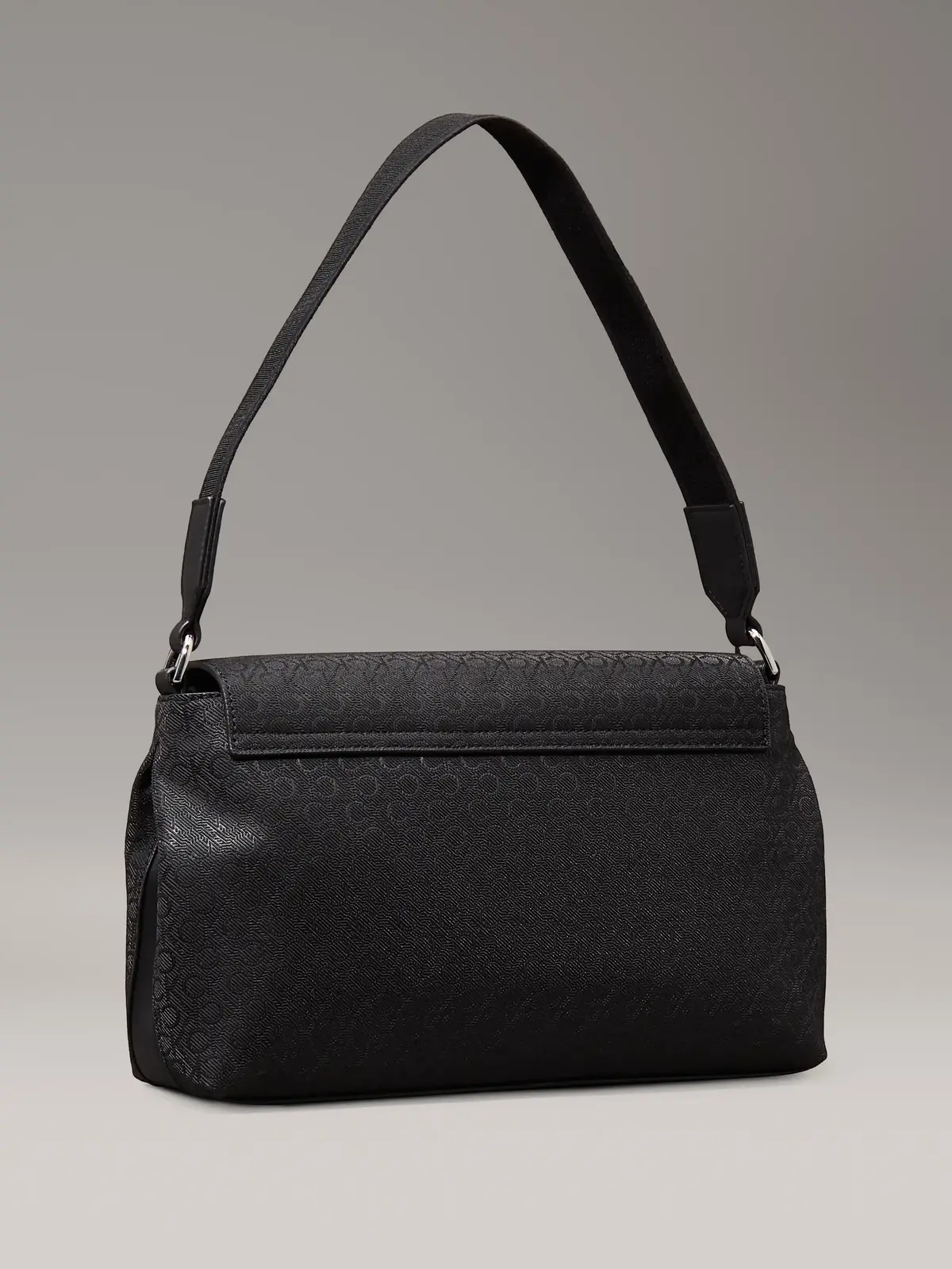 Calvin Klein CK MUST SATCHEL_MONO, BEH Siyah Kadın Çanta