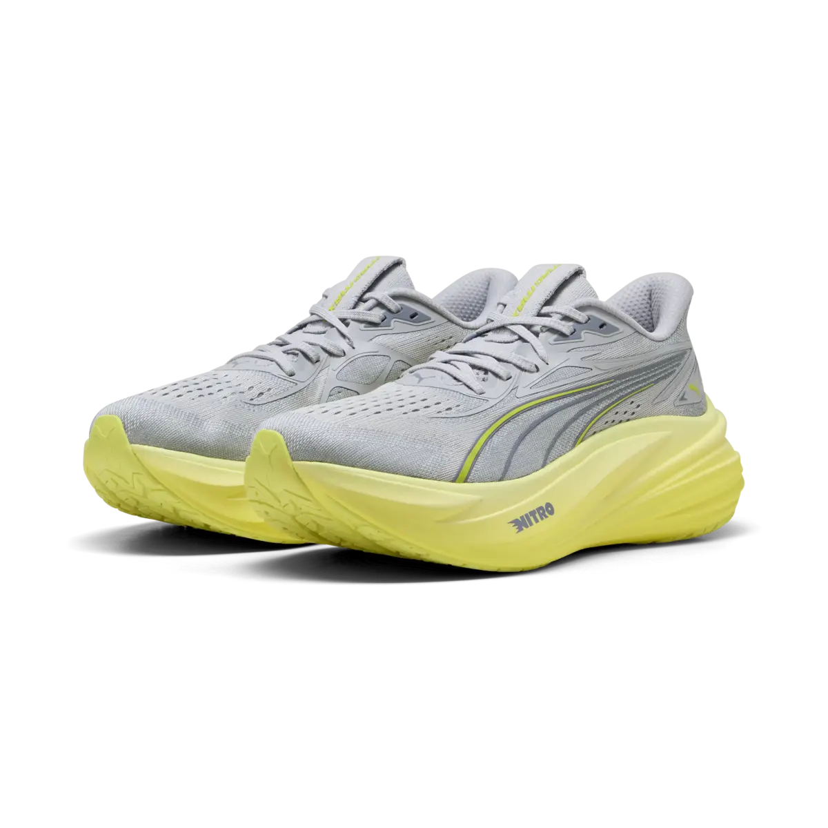 PUMA MagMax NITRO 2 Erkek Gri Yürüyüş ve Koşu Ayakkabısı