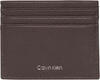 Calvin Klein FOIL EMBOSS EW CARD CASE Kahverengi Erkek Çanta & Cüzdan Calvin Klein FOIL EMBOSS EW CARD CASE Kahverengi Erkek Çanta & Cüzdan