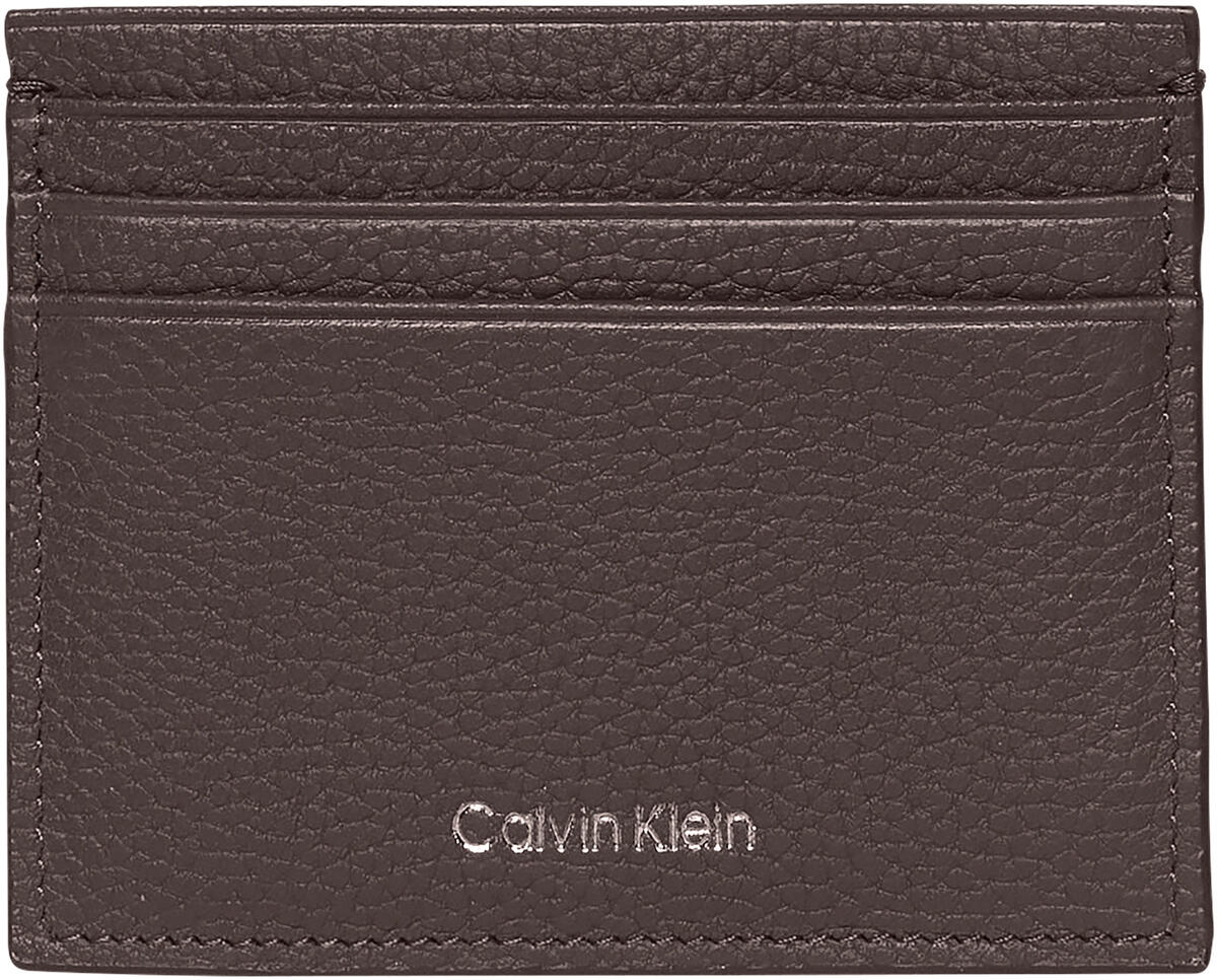 Calvin Klein FOIL EMBOSS EW CARD CASE Kahverengi Erkek Çanta & Cüzdan Calvin Klein FOIL EMBOSS EW CARD CASE Kahverengi Erkek Çanta & Cüzdan