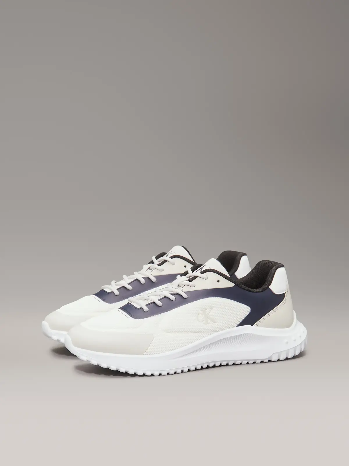 Calvin Klein EVA RUNNER LOW MESH, 0LD Beyaz Erkek Spor Ayakkabı & Sneaker