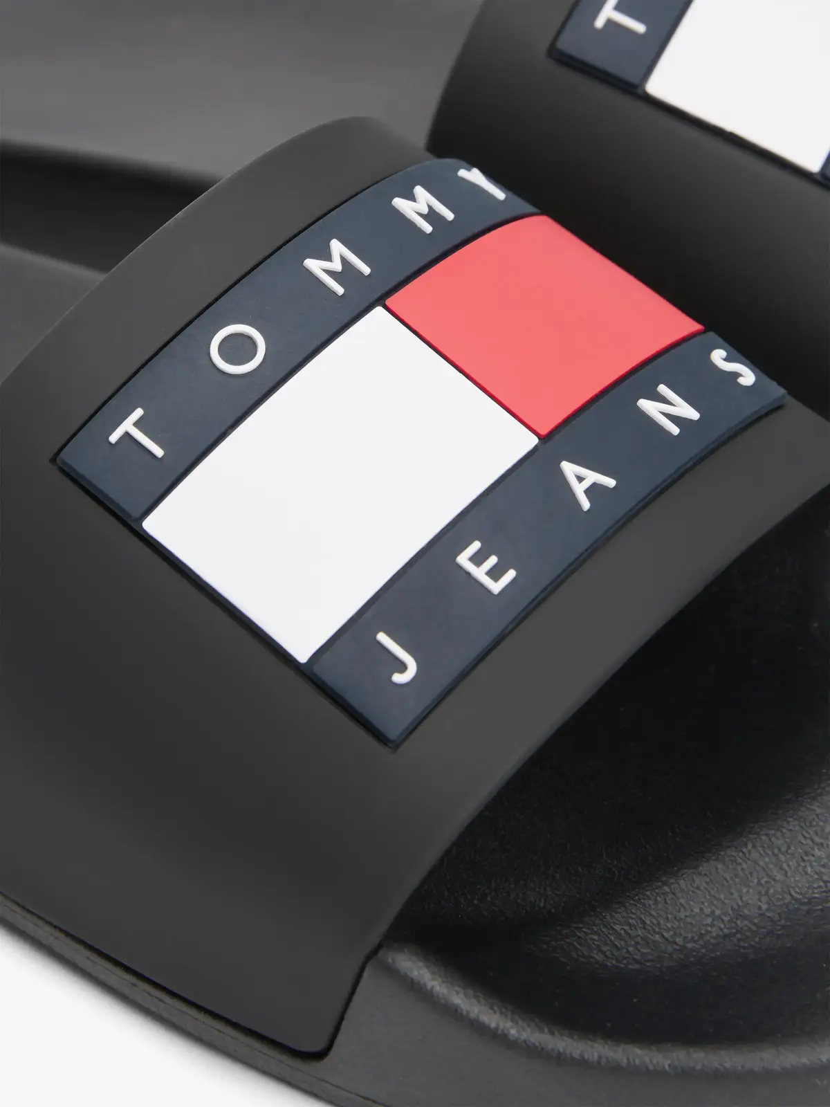 Tommy Hilfiger TOMMY JEANS FLAG POO, BDS Siyah Kadın Terlik