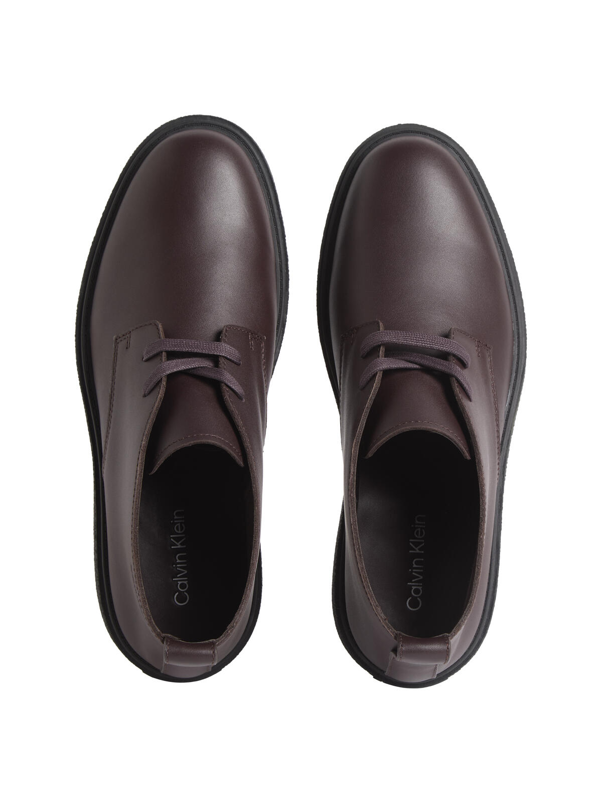 Calvin Klein TEXT RUBBER DESERT BOOT LTH1 Mor Erkek Bot Calvin Klein TEXT RUBBER DESERT BOOT LTH1 Mor Erkek Bot