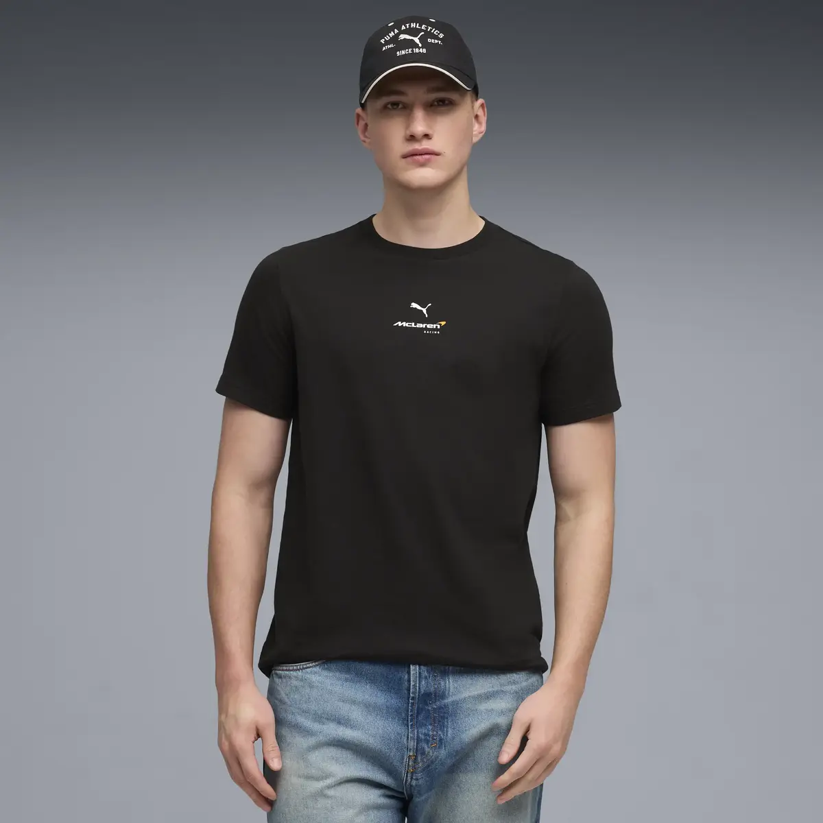 Puma McLaren Small Logo Tee Siyah Erkek T-Shirt