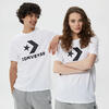 Converse STAR CHEVRON TEE COZY MOSS Beyaz Unisex T-Shirt