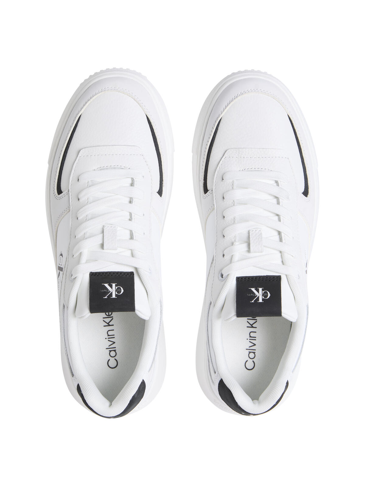 Calvin Klein CHUNKY CUPSOLE LOW LTH NU Beyaz Erkek Günlük Spor Ayakkabı Calvin Klein CHUNKY CUPSOLE LOW LTH NU Beyaz Erkek Günlük Spor Ayakkabı