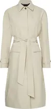 Calvin Klein TECHNICAL TRENCH COA Kadın Krem Trençkot