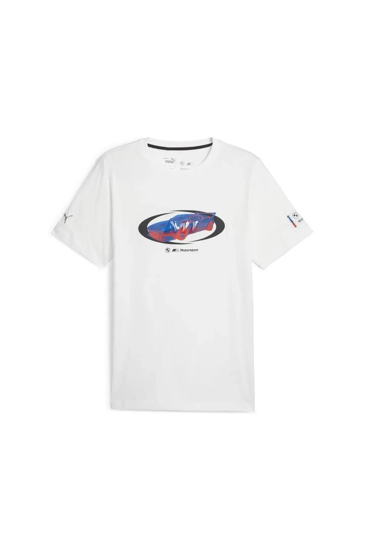 Puma BMW MMS Statement Car Graphic Tee Beyaz Erkek T-Shirt