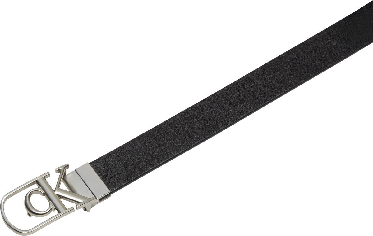 Calvin Klein CURVE MONOGRAM BUCKLE 32MM REV Gri Erkek Kemer Calvin Klein CURVE MONOGRAM BUCKLE 32MM REV Gri Erkek Kemer