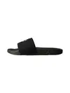 Calvin Klein ESS SLIDE CANVAS HDW Siyah Kanvas Logolu Kadın Terlik