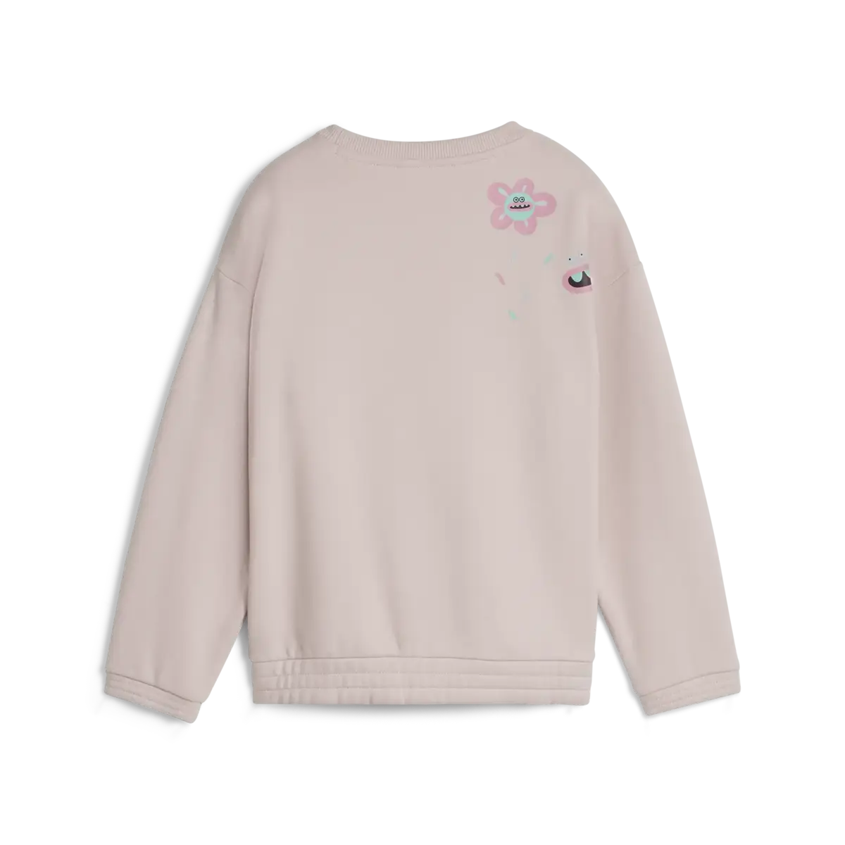 Puma X TROLLS Graphic Crew Pembe Erkek Çocuk Sweatshirt