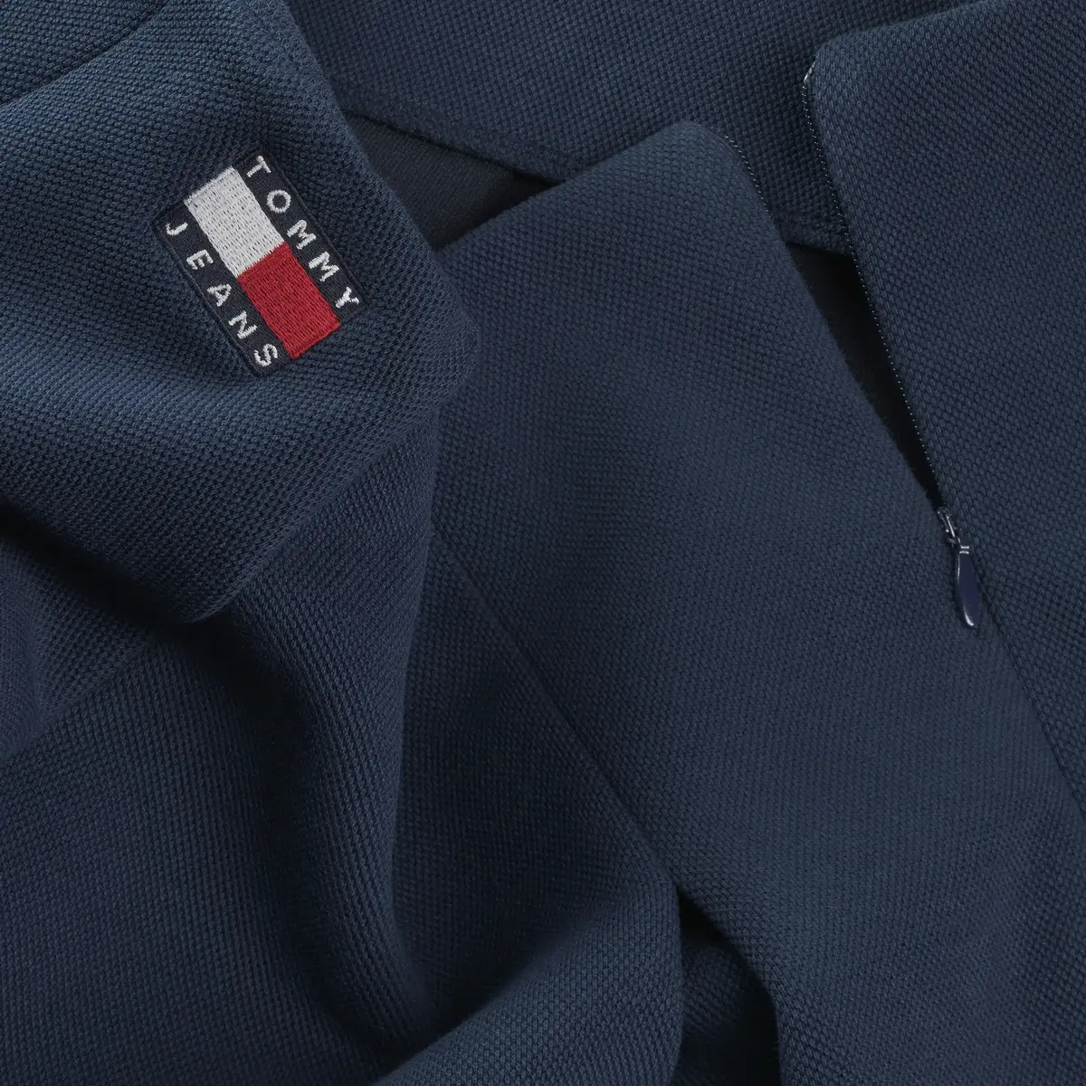 Tommy Hilfiger TJW PIQUE BADGE F&F, C1G Lacivert Kadın Elbise-Etek