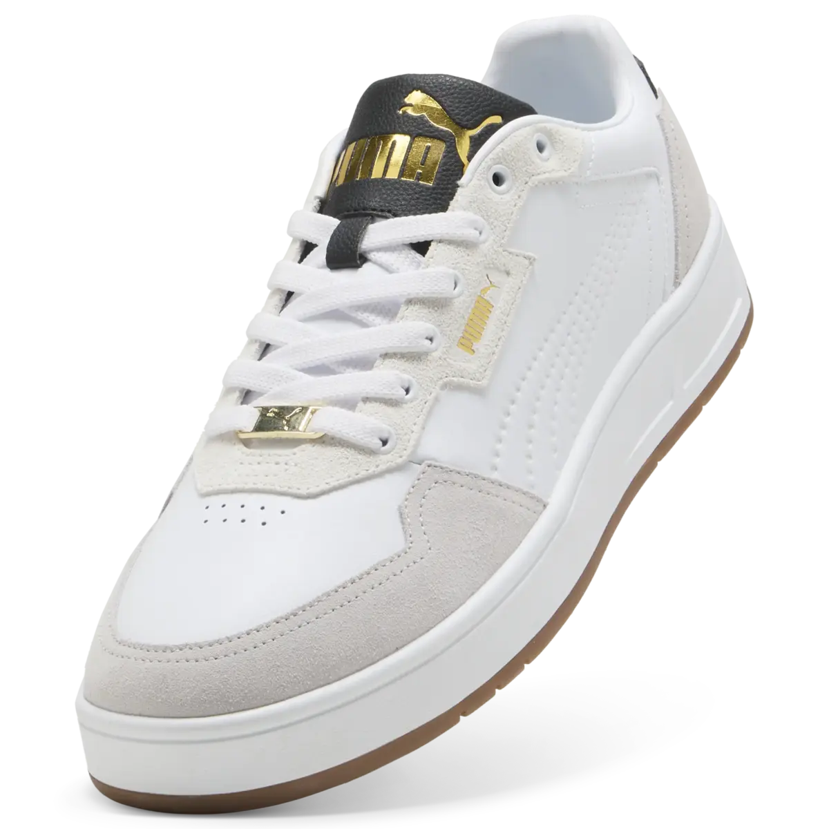 PUMA Court Classic Lux SD Erkek Gri Günlük Sneaker Ayakkabı