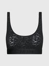 Calvin Klein UNLINED BRALETTE Kadın Siyah Bralet