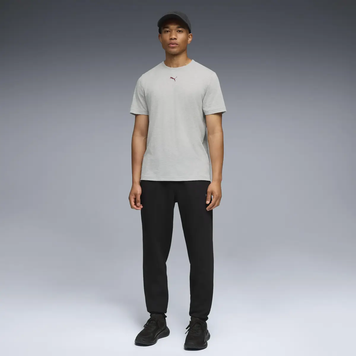 Puma M GRAPHIC ILLUSTRATED TEE Gri Erkek T-Shirt