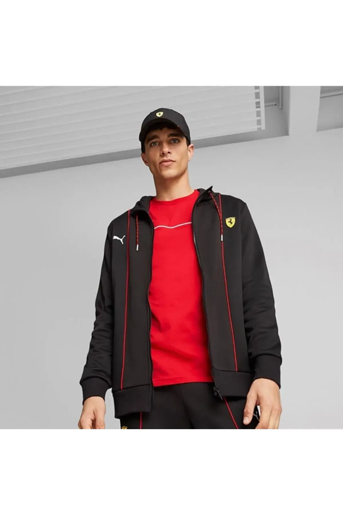 Puma Ferrari SPTWR Race BB Cap Erkek Siyah Şapka