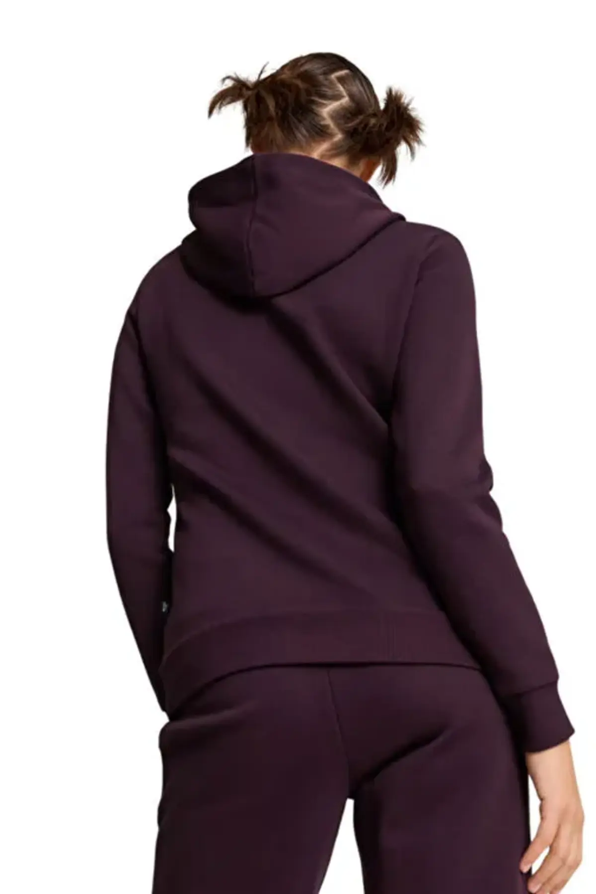 Puma ESS Logo Hoodie FL Mor Kadın Hoodie