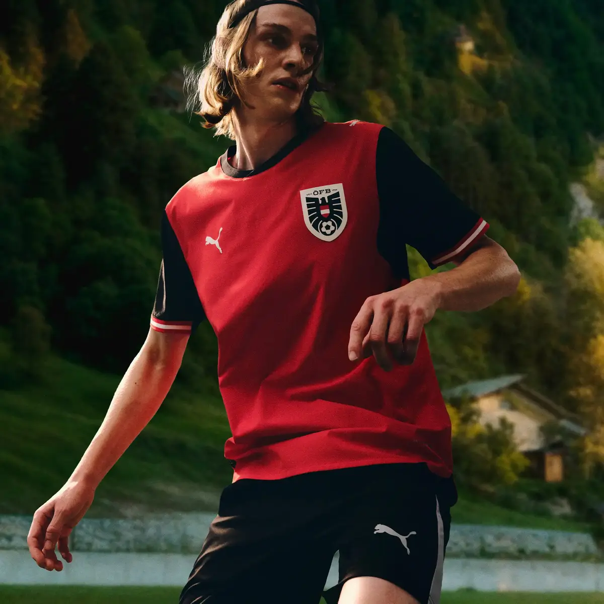 Puma ÖFB Home Jersey Replica Kırmızı Erkek Forma