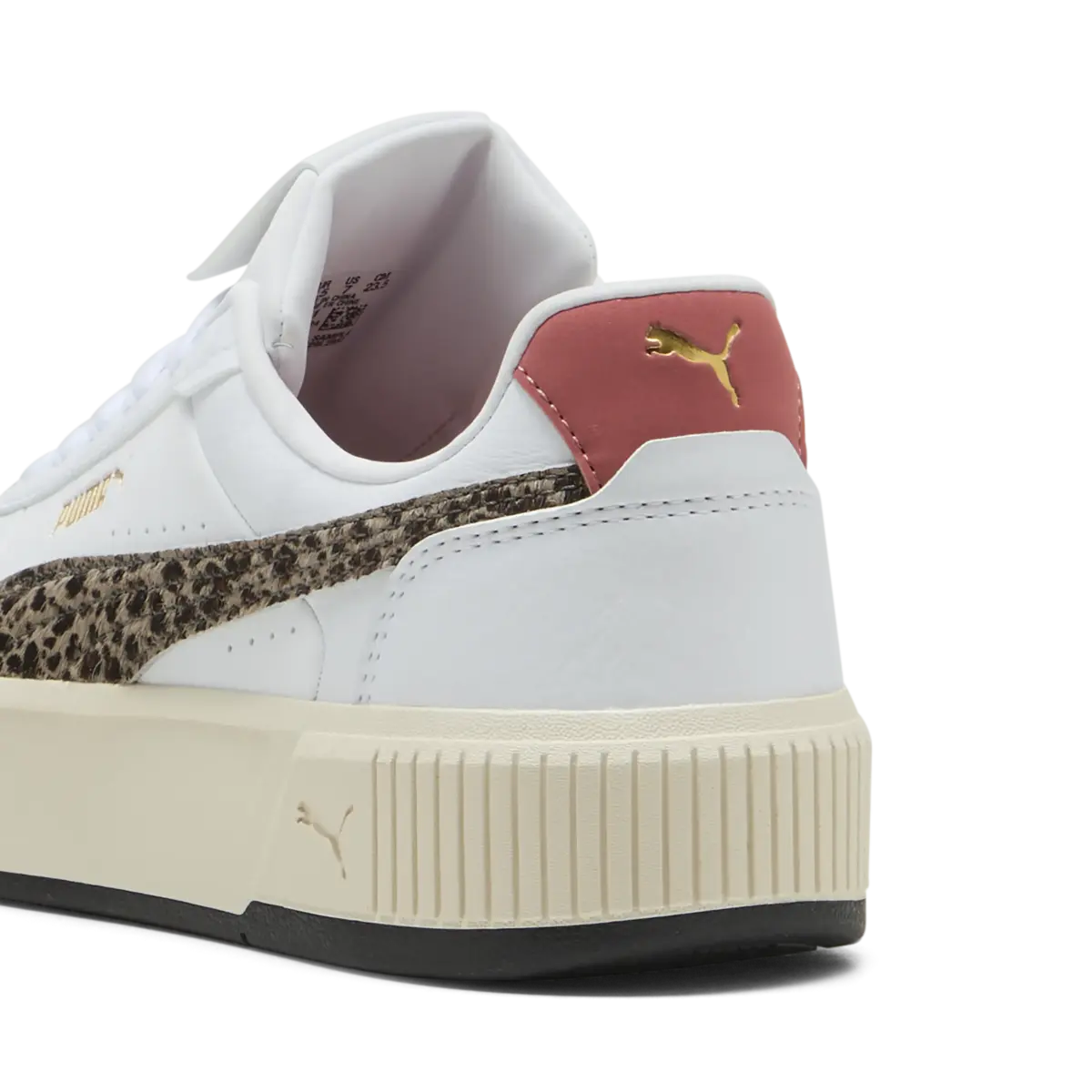 Puma Carina Mia Animal Flair Beyaz Kadın Spor Ayakkabı & Sneaker