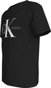 Calvin Klein CK MONOGRAM SS T-SHI, BEH Siyah Erkek T-Shirt & Polo