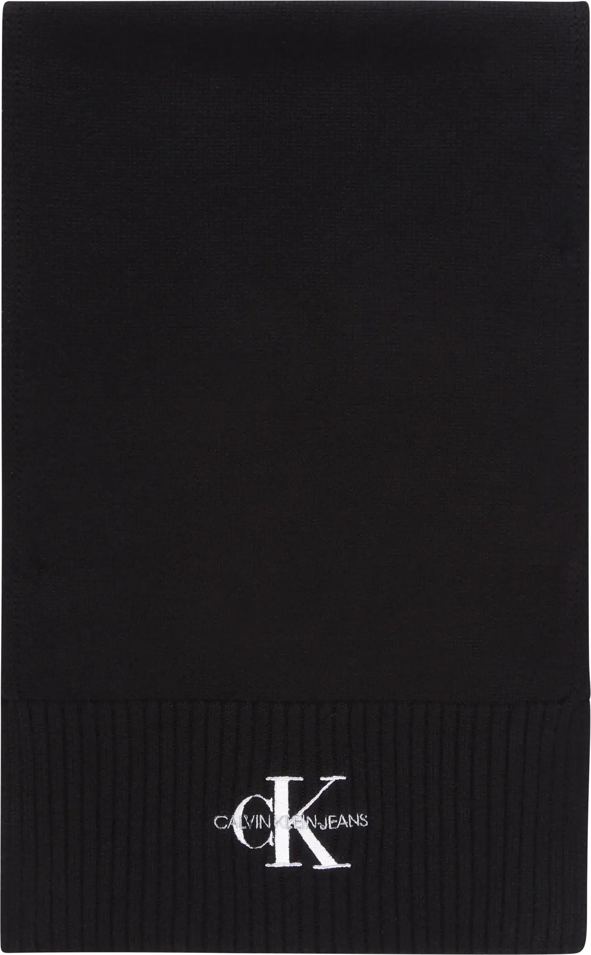 Calvin Klein MONOLOGO EMBRO SCARF Erkek Siyah Atkı