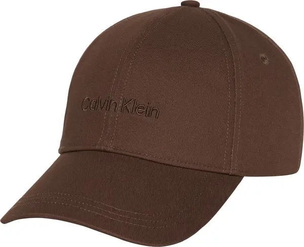 Calvin Klein LOGO EMBROIDERY BASEBALL CAP ASI Erkek Kahverengi Şapka