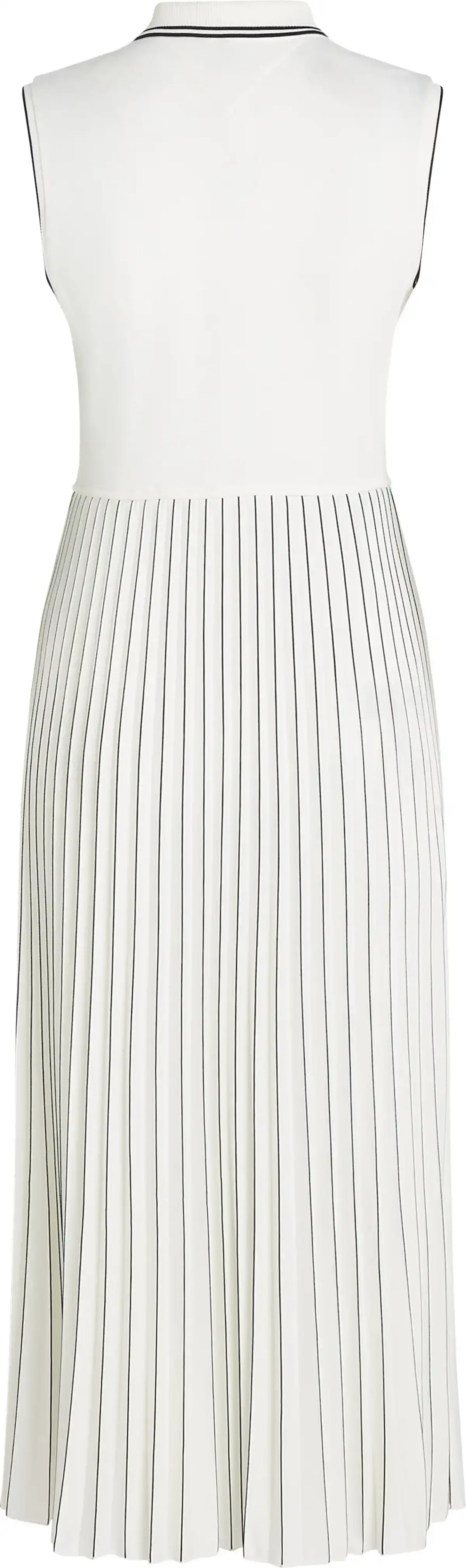 Tommy Hilfiger SPORTY PLEATED POLO, YBL Beyaz Kadın Elbise-Etek