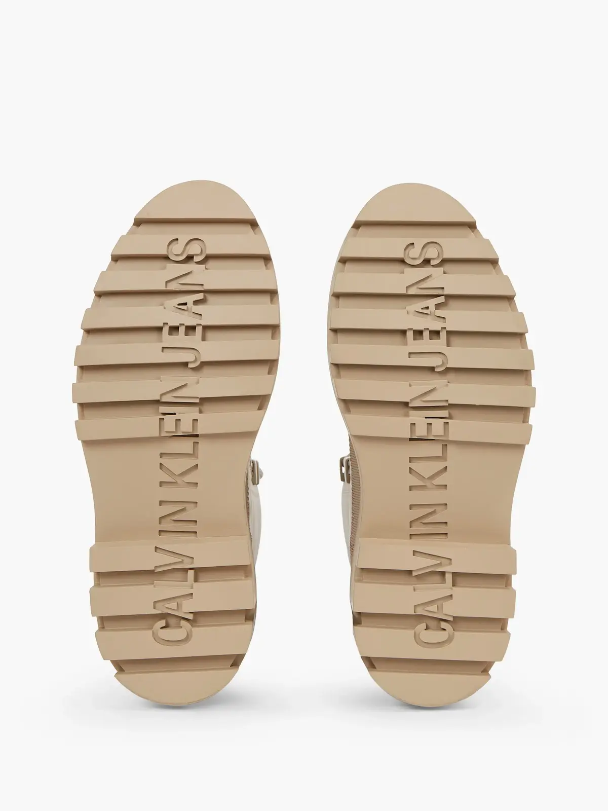 Calvin Klein FLATFORM LACE UP BOO Kadın Bej Bot