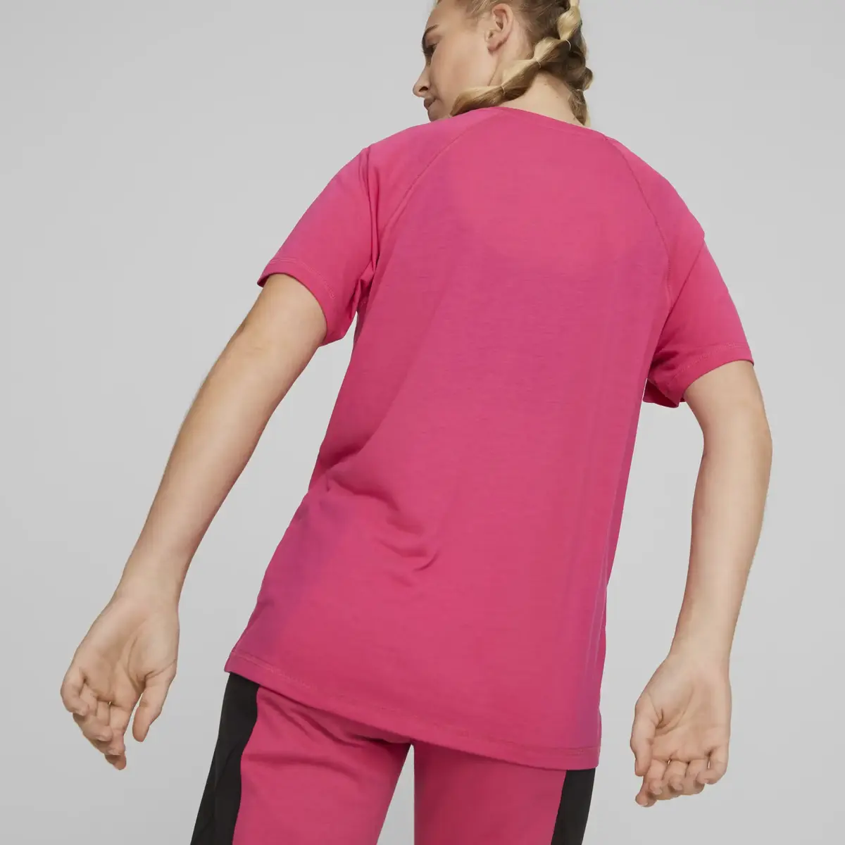 Puma EVOSTRIPE Tee Orchid Shadow Pembe Kadın T-shirt