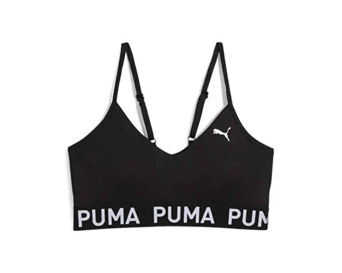 Puma MOVE STRONG BRA - LOW Siyah Kadın Sporcu Sütyeni