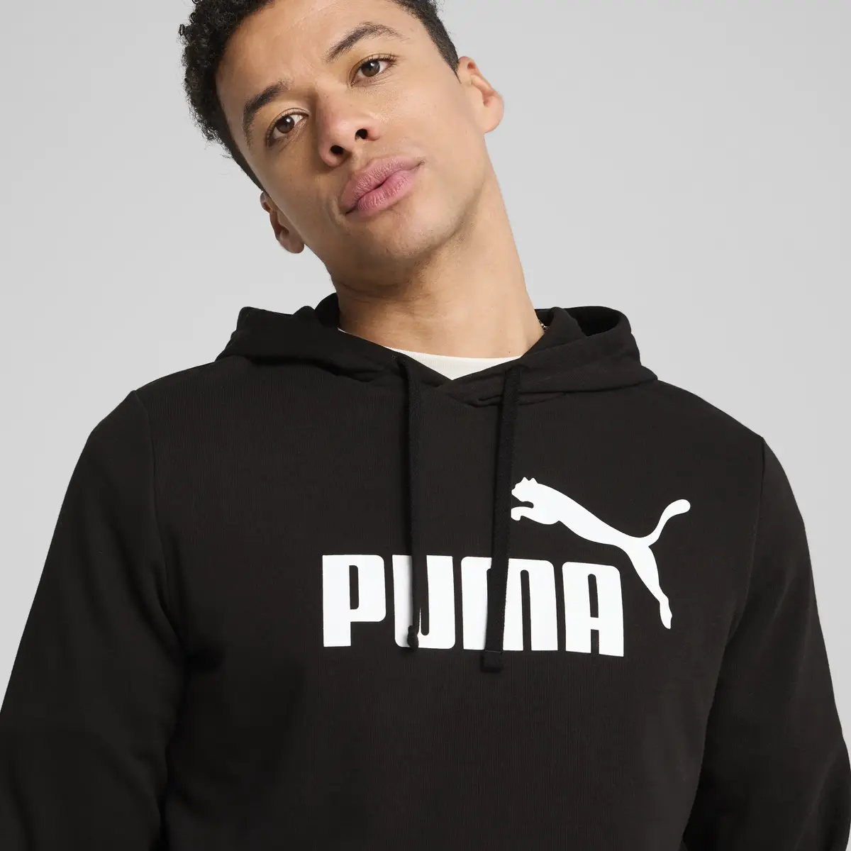 Puma ESS No. 1 Logo Hoodie Siyah Erkek Hoodie