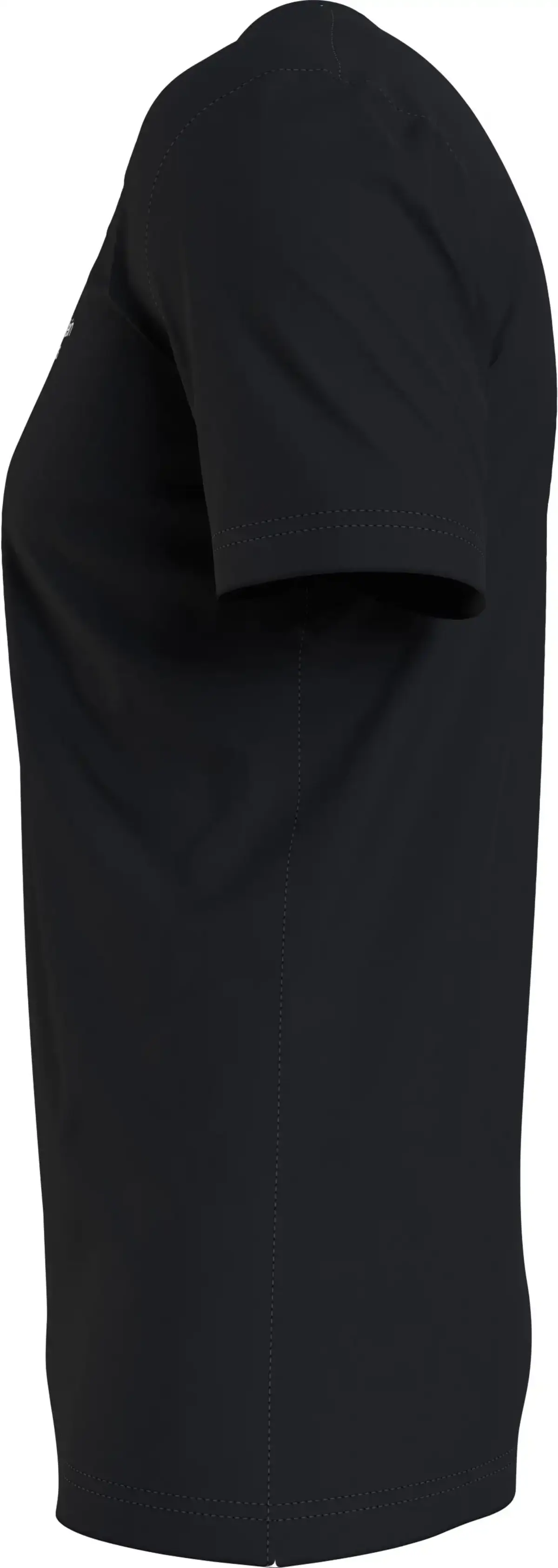 Calvin Klein STACKED LOGO V-NECK Erkek Siyah T-Shirt